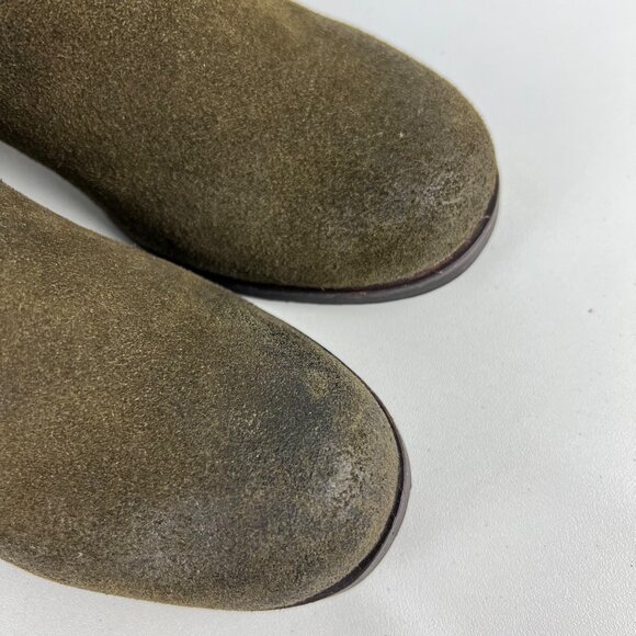 Antelope Womens Brown Suede Mid Calf Boots Chunky Block Heel size 40 US 9 9.5 - Picture 9 of 16